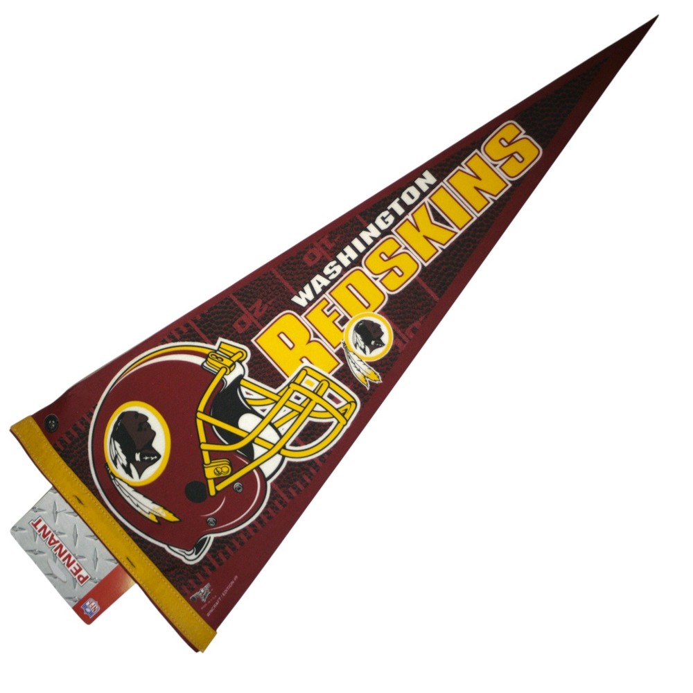 VTG NOS WinCraft Washington‎ Redskins Pennant NFL Helmet Felt USA Deadstock Y2K